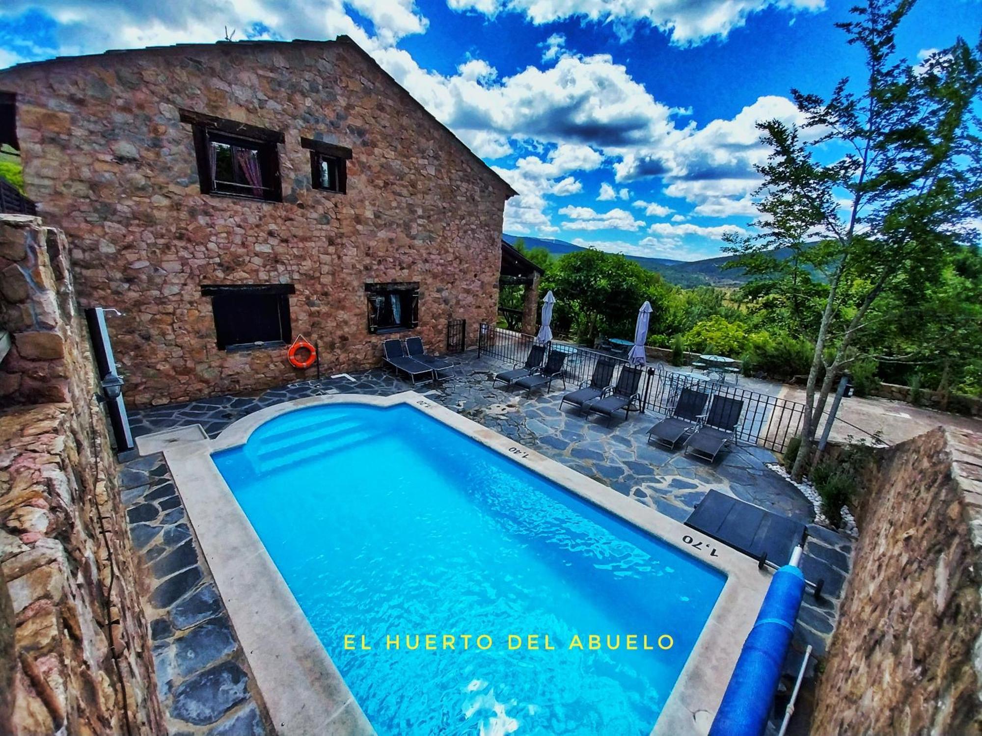 Casa Rural, Spa Y Restaurante El Huerto Del Abuelo Almiruete Kültér fotó